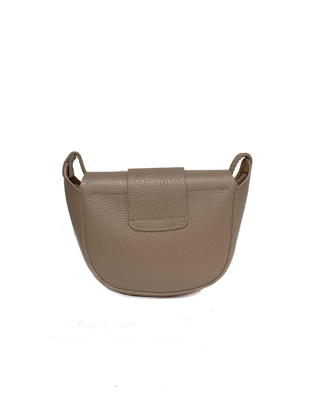 Tom&eva Sac Porté Travers En Cuir Vachette Grainée- RI202-Taupe