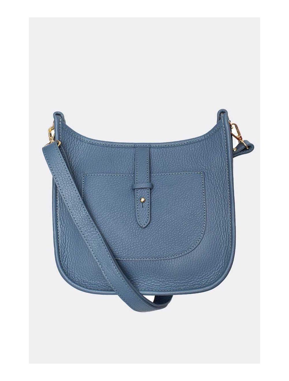 Tom&eva Sac Porté Travers En Cuir Vachette Grainée SIENNA 4057-JEAN