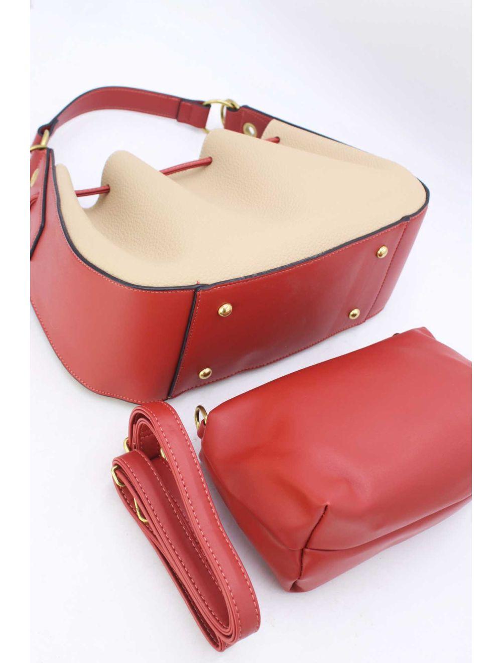 Tom&eva Sac Seau Effet Grainée 2-in-1 3105-Off-Blanc