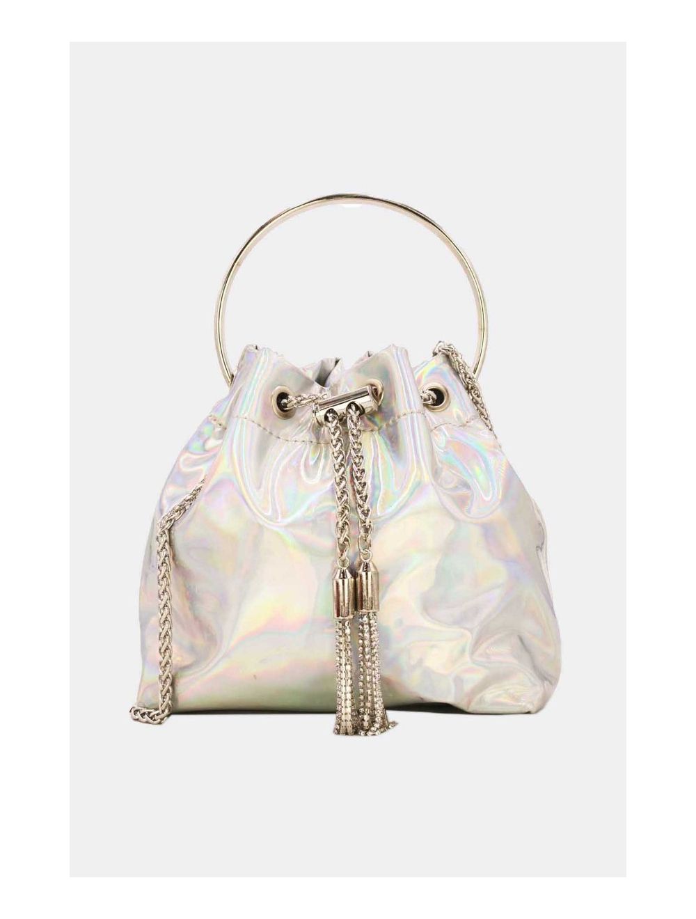 tom&eva Sac Seau Métallique Cuir PU 22P-5680-Argent