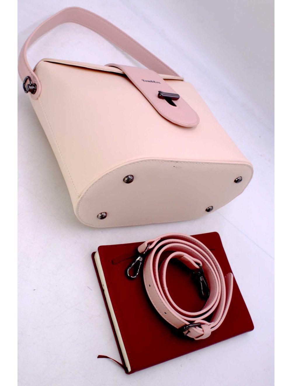 Tom&eva Sac Seau Porté Épaule Vintage 24B-6120-Beige/Pink