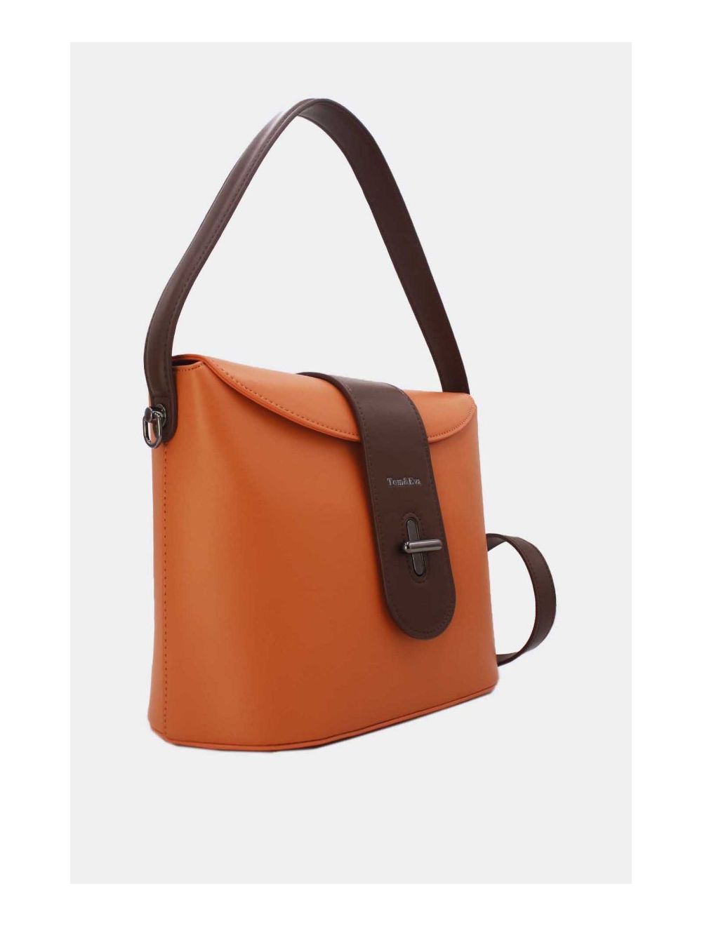 Tom&eva Sac Seau Porté Épaule Vintage 24B-6120-Brown/Coffee