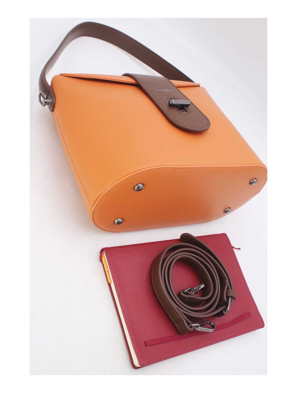 Tom&eva Sac Seau Porté Épaule Vintage 24B-6120-Brown/Coffee