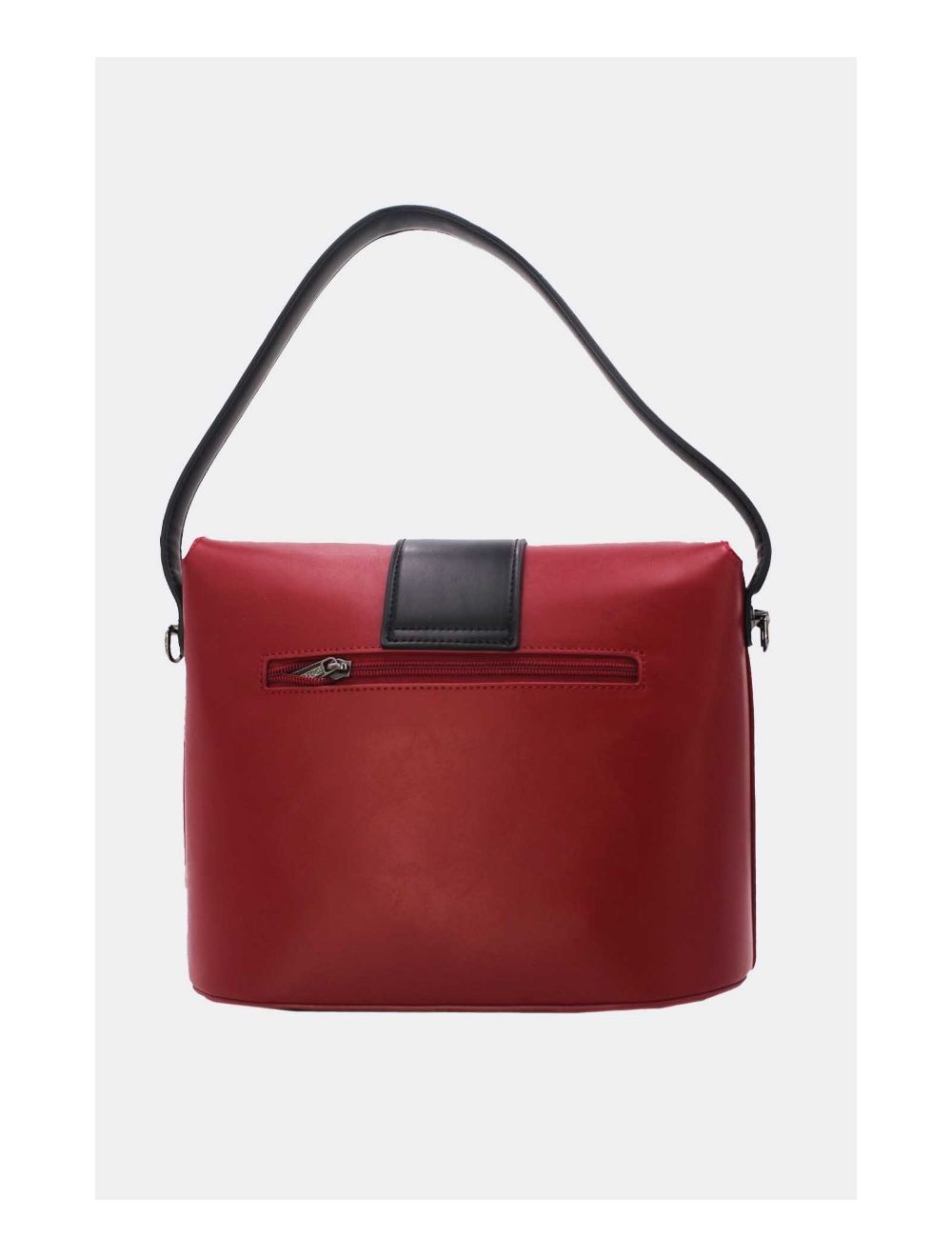 Tom&eva Sac Seau Porté Épaule Vintage 24B-6120-Burgundy/Black