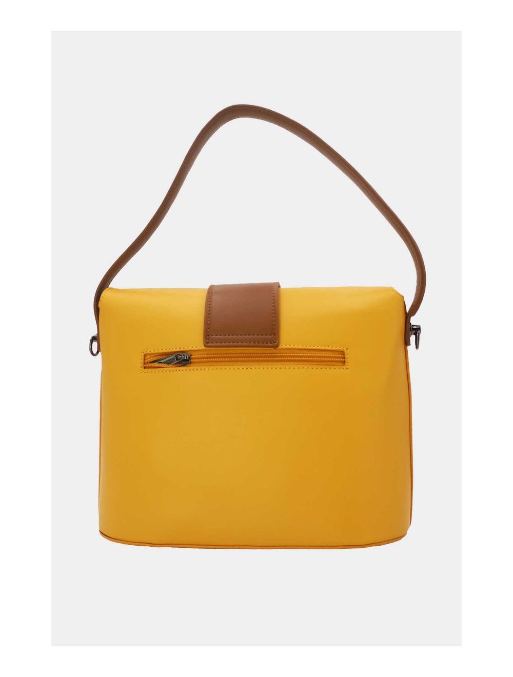 Tom&eva Sac Seau Porté Épaule Vintage 24B-6120-Yellow/Taupe