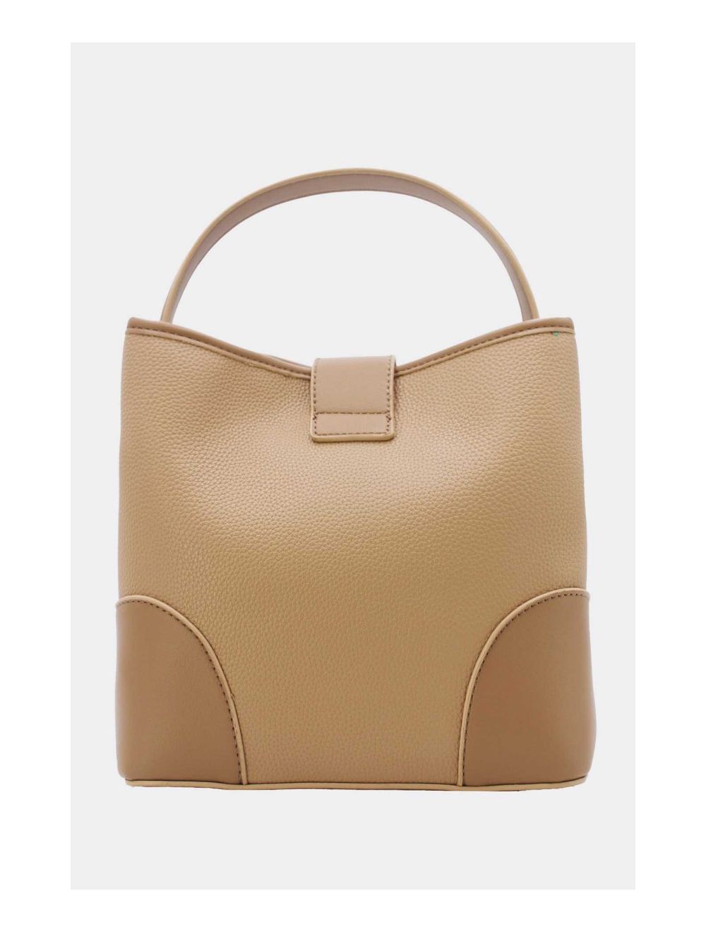 Tom&eva Sac Seau Vintage à Languette Effet Grainé-6975-Kaki