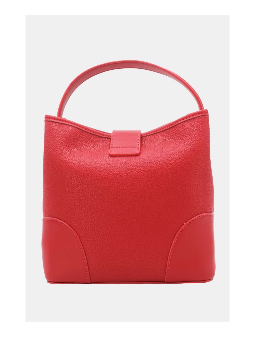 Tom&eva Sac Seau Vintage à Languette Effet Grainé-6975-Rouge