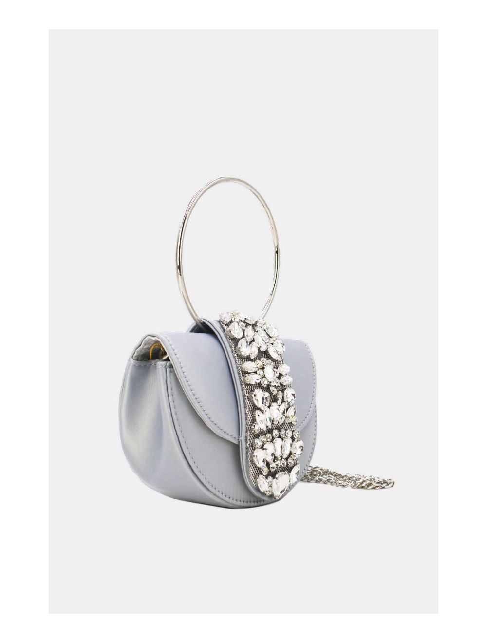 Tom&eva Sac Soirée à Languette Diamants 24P-5929-Argenté