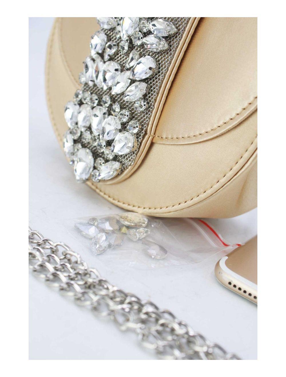 tom&eva Sac Soirée à Languette Diamants 24P-5929-Doré