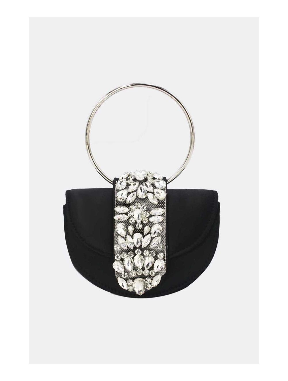 tom&eva Sac Soirée à Languette Diamants 24P-5929-Noir