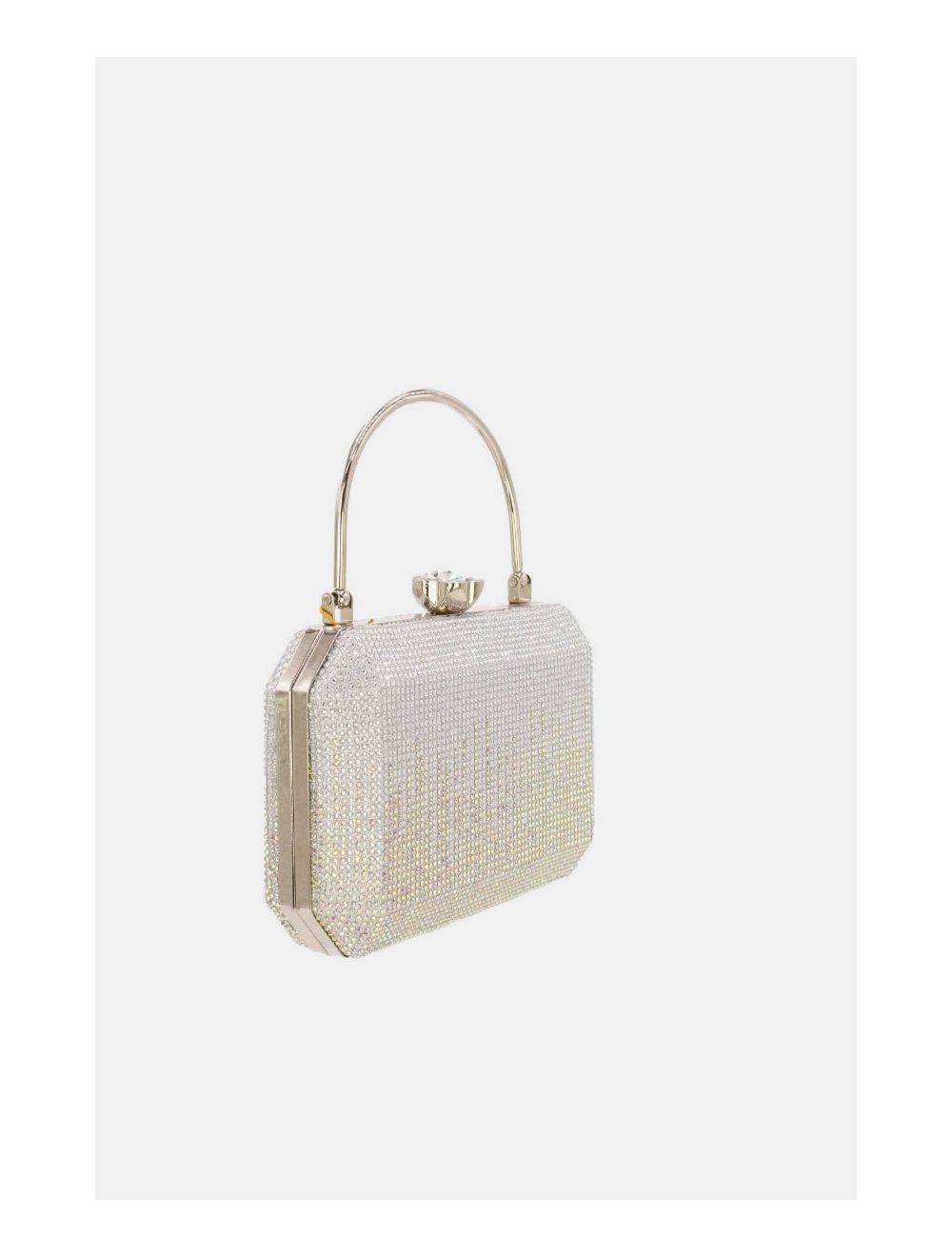 Tom&eva Sac Soirée Boîte De Nuit Strass 23P-5719-Argent