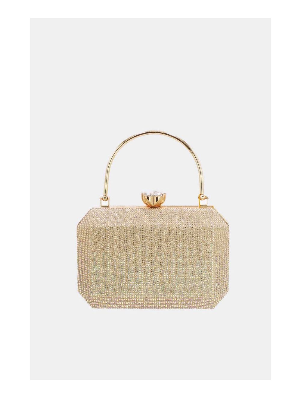 tom&eva Sac Soirée Boîte de Nuit Strass 23P-5719-Doré