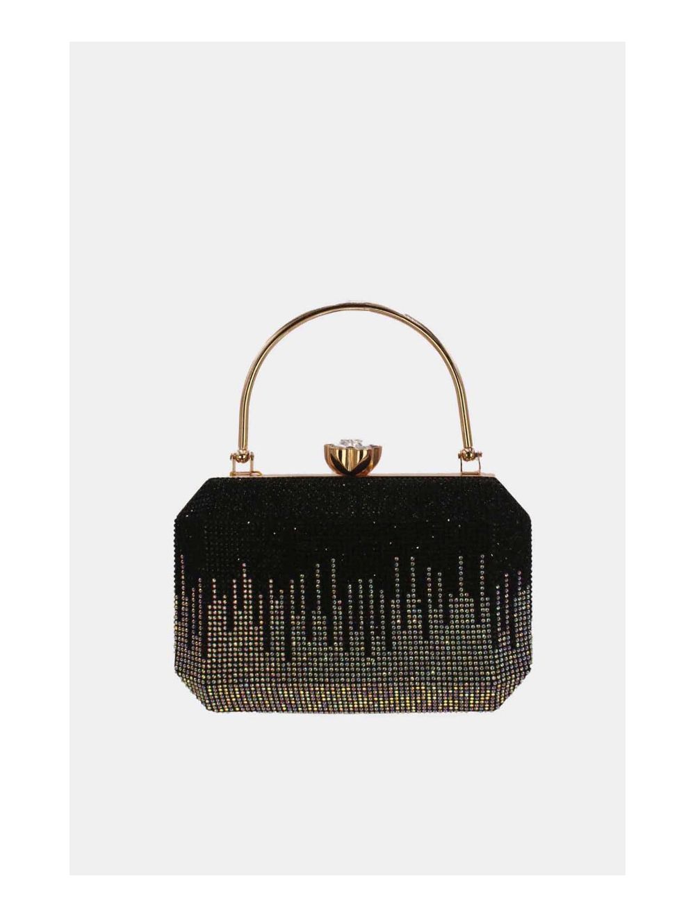 Tom&eva Sac Soirée Boîte De Nuit Strass 23P-5719-Noir