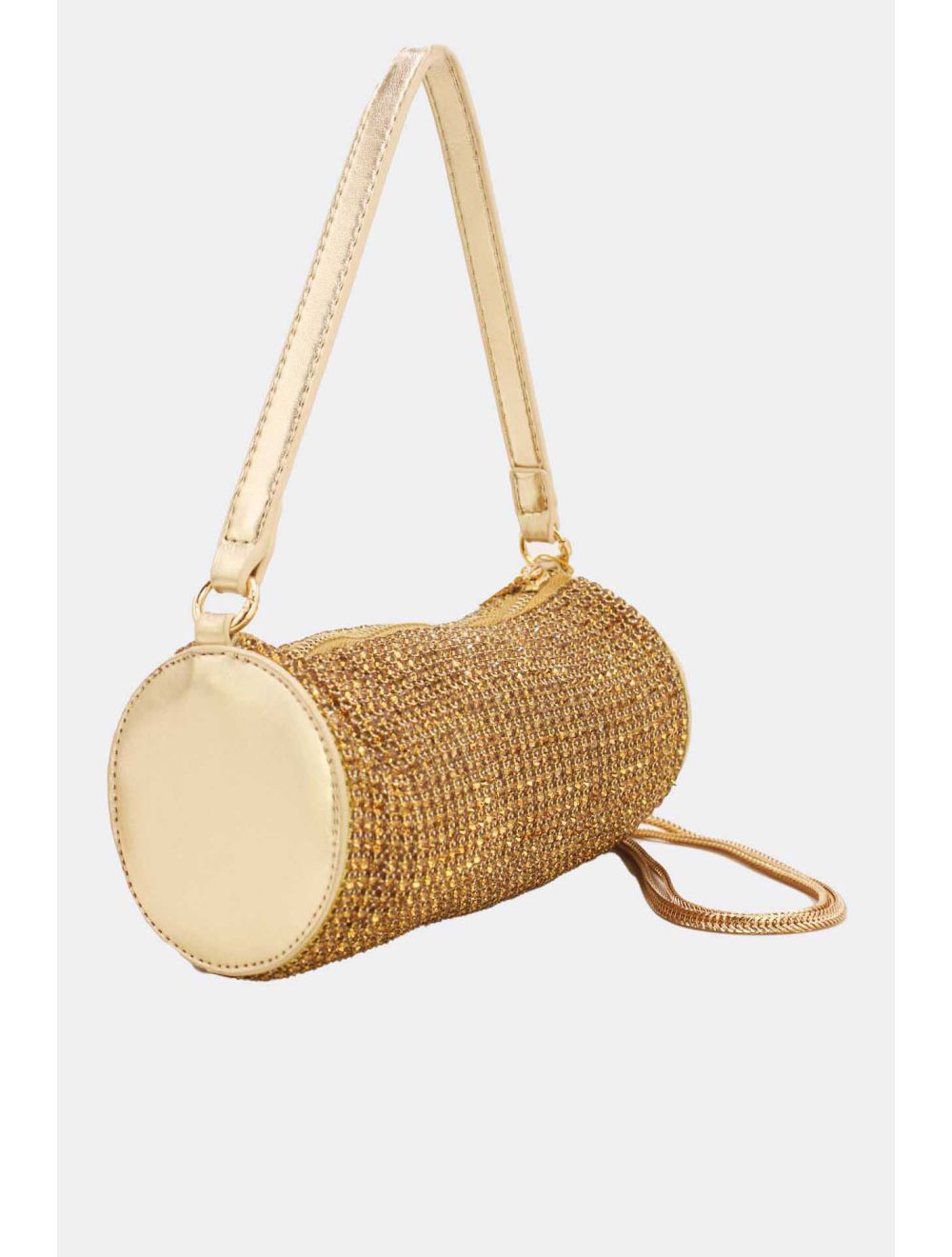 Tom&eva Sac Soirée Double Porté Strass-22P-5389-Doré