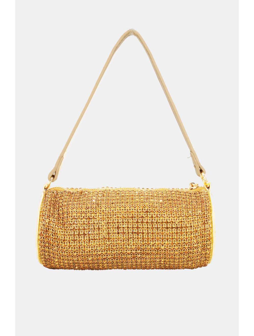 tom&eva Sac Soirée Double Porté Strass-22P-5389-Doré