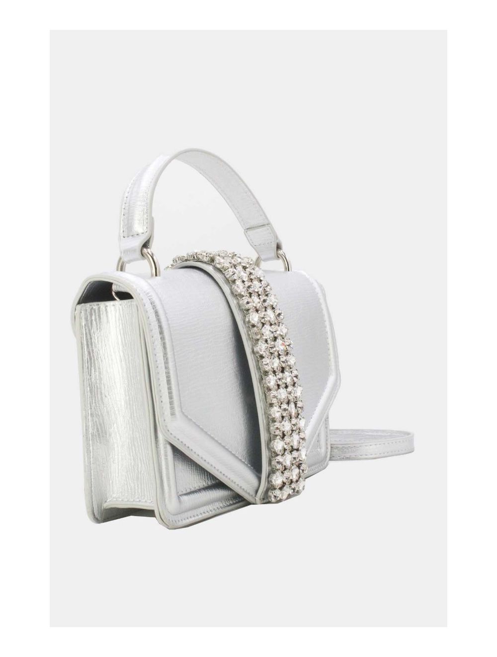 Tom&eva Sac Soirée Et Mariage Orné Diamants 24P-5871-Argenté