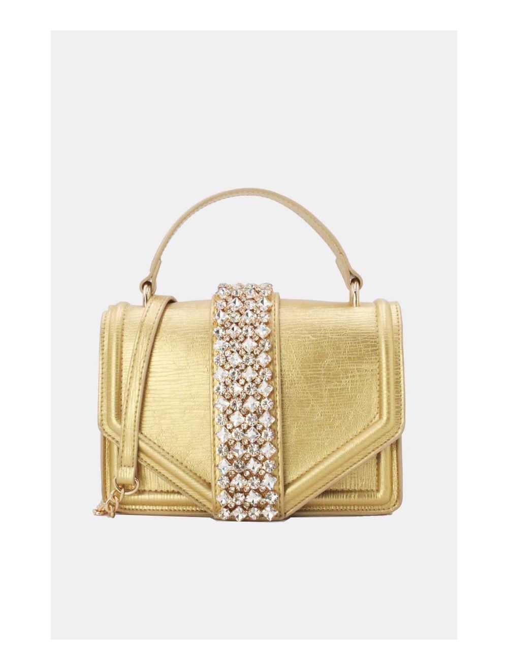 Tom&eva Sac Soirée Et Mariage Orné Diamants 24P-5871-Doré