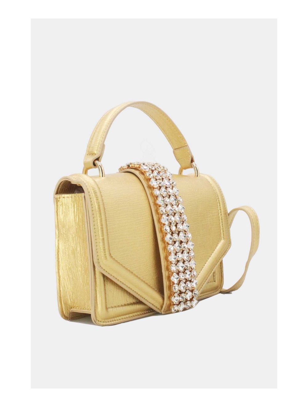 Tom&eva Sac Soirée Et Mariage Orné Diamants 24P-5871-Doré