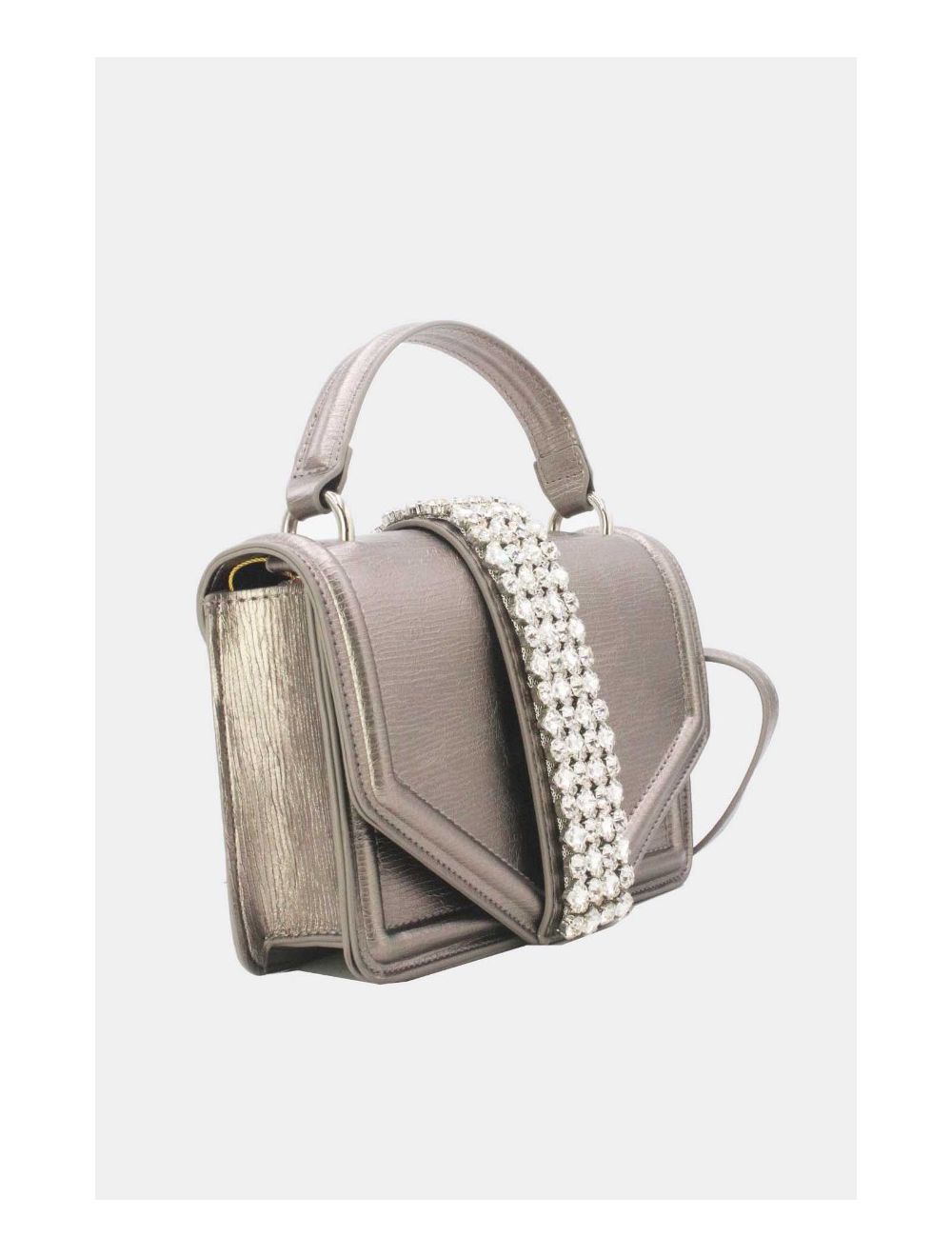 Tom&eva Sac Soirée Et Mariage Orné Diamants 24P-5871-Etain