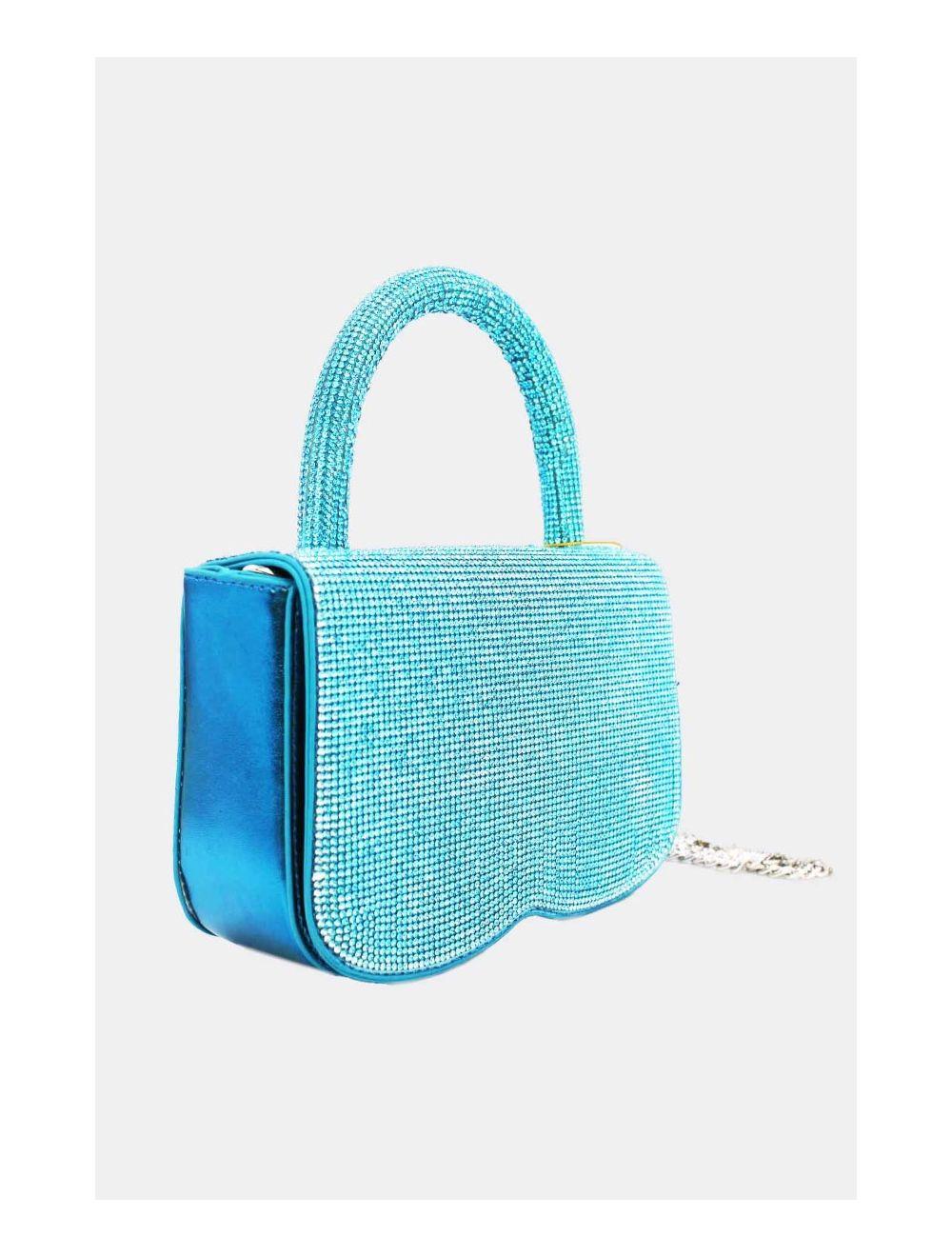 Tom&eva Sac Soirée Ou Mariage Avec Strass 22P-5655-Blue