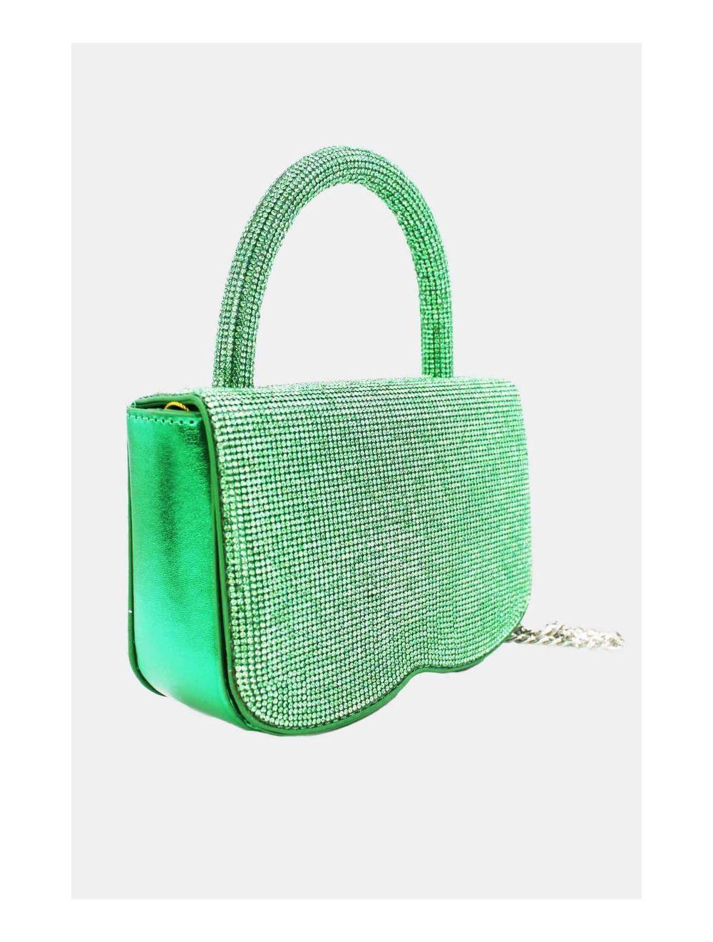 Tom&eva Sac Soirée Ou Mariage Avec Strass 22P-5655-Green