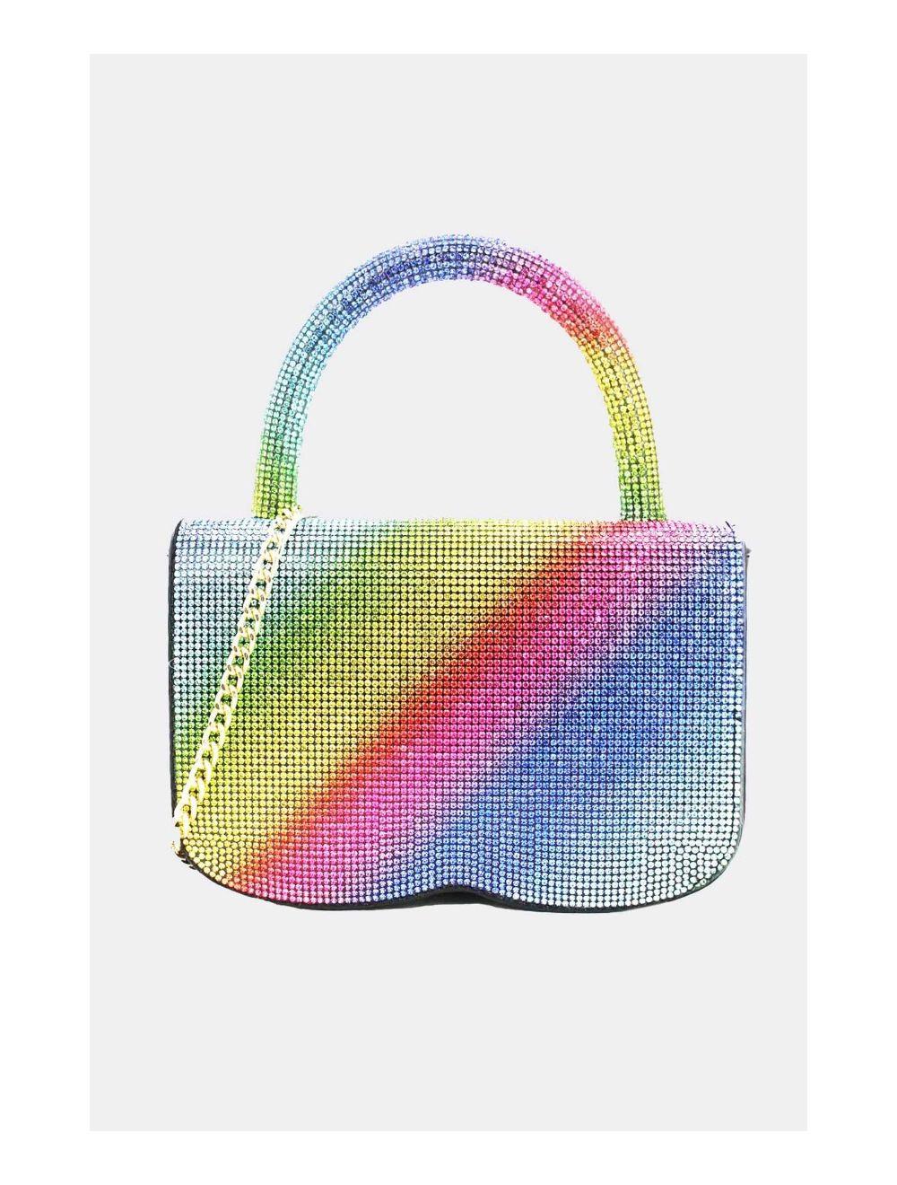 Tom&eva Sac Soirée Ou Mariage Avec Strass 22P-5655-Multi