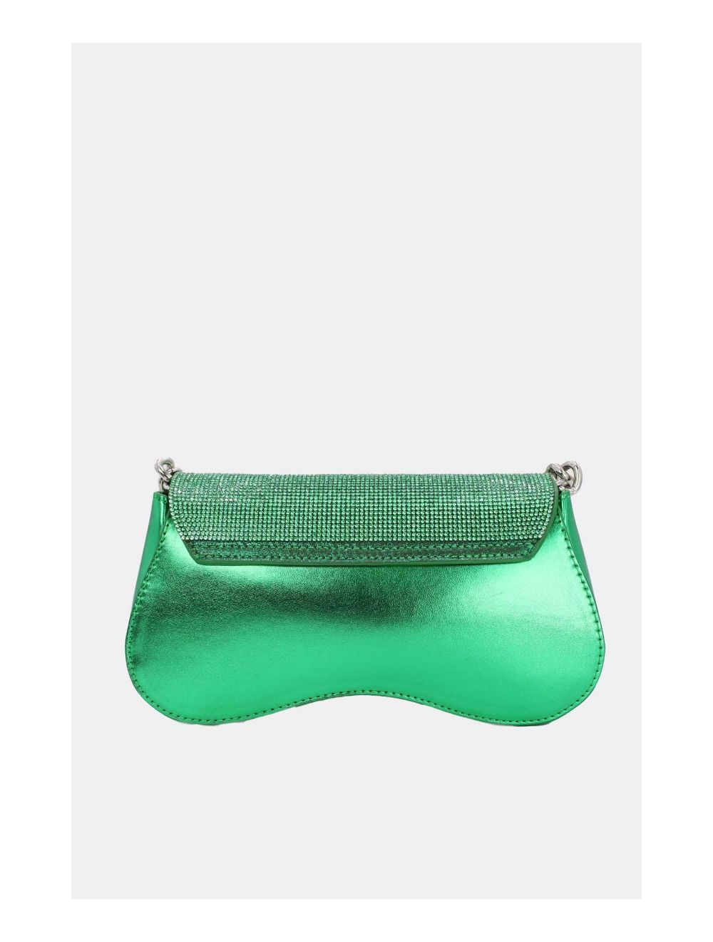 Tom&eva Sac Soirée Ou Mariage Strass Avec Chaîne 22P-5653-Green