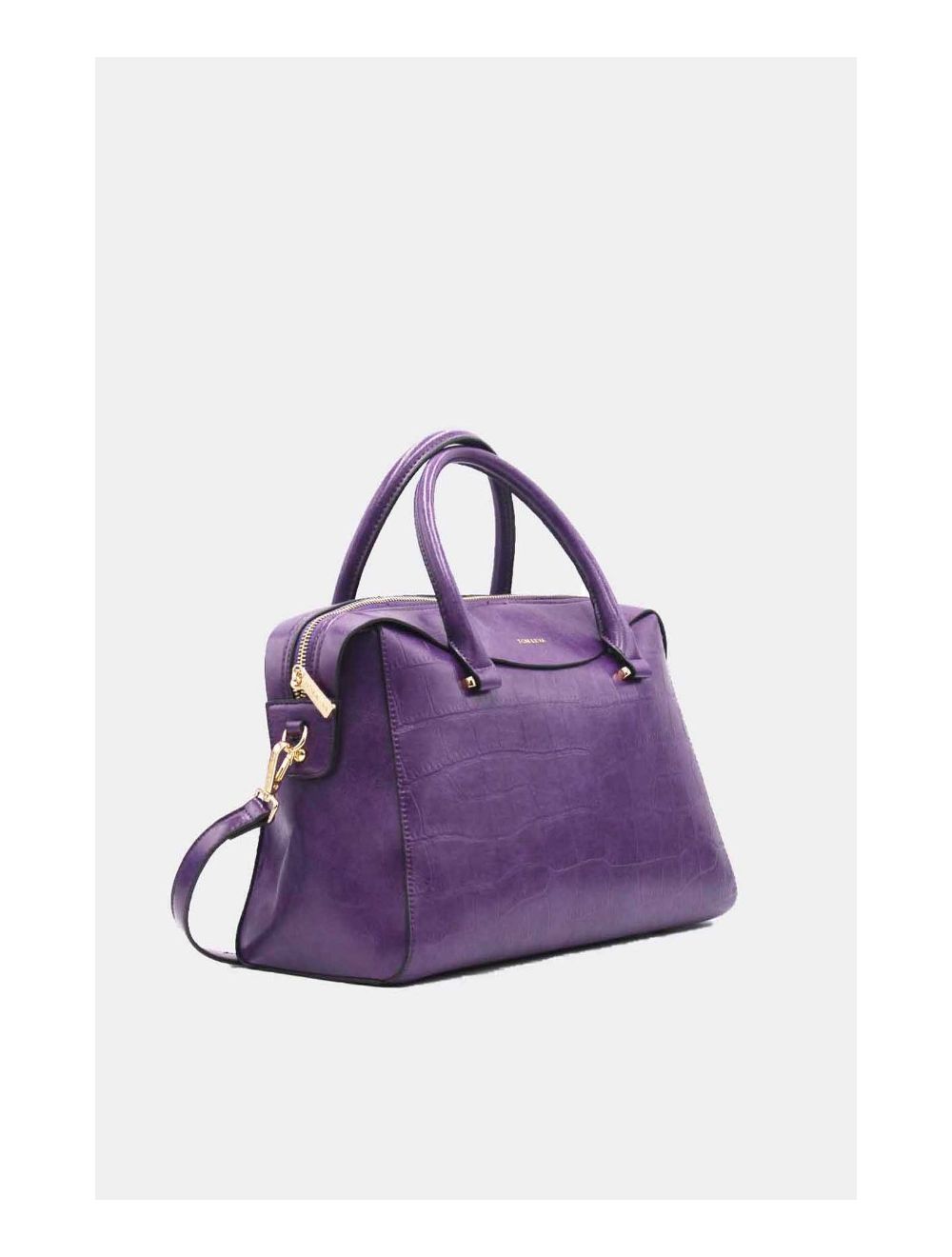 Tom&eva Sac Voyage Effet Crocodile Classique-6806-Violet