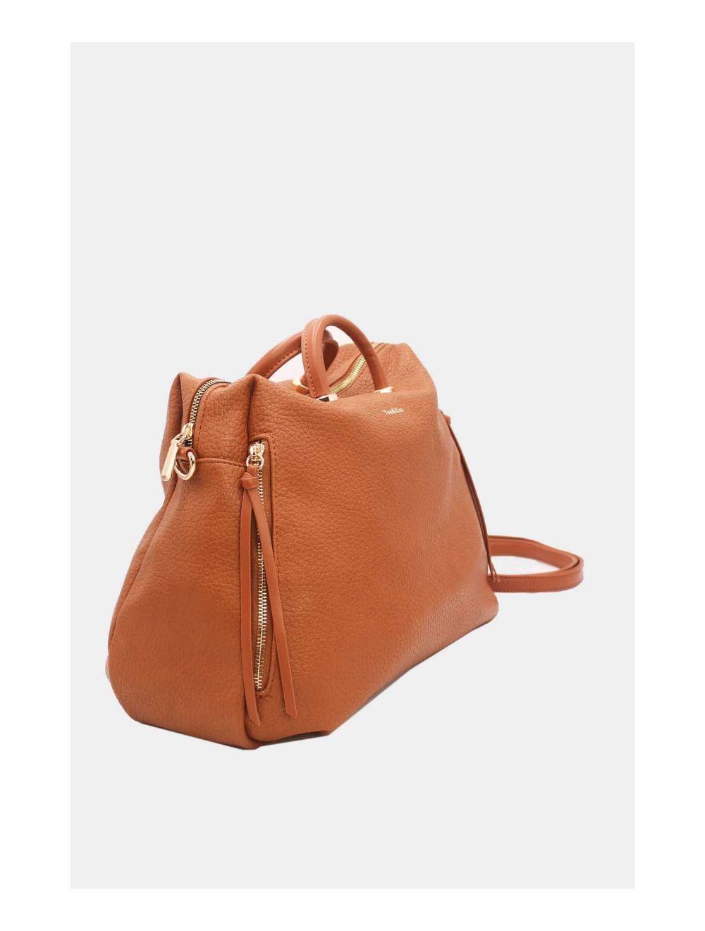Tom&eva Sac Weekend Cuir Grainé Multi Usage 23B-5785-Camel