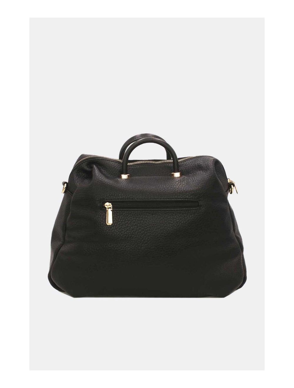 Tom&eva Sac Weekend Cuir Grainé Multi Usage 23B-5785-Noir