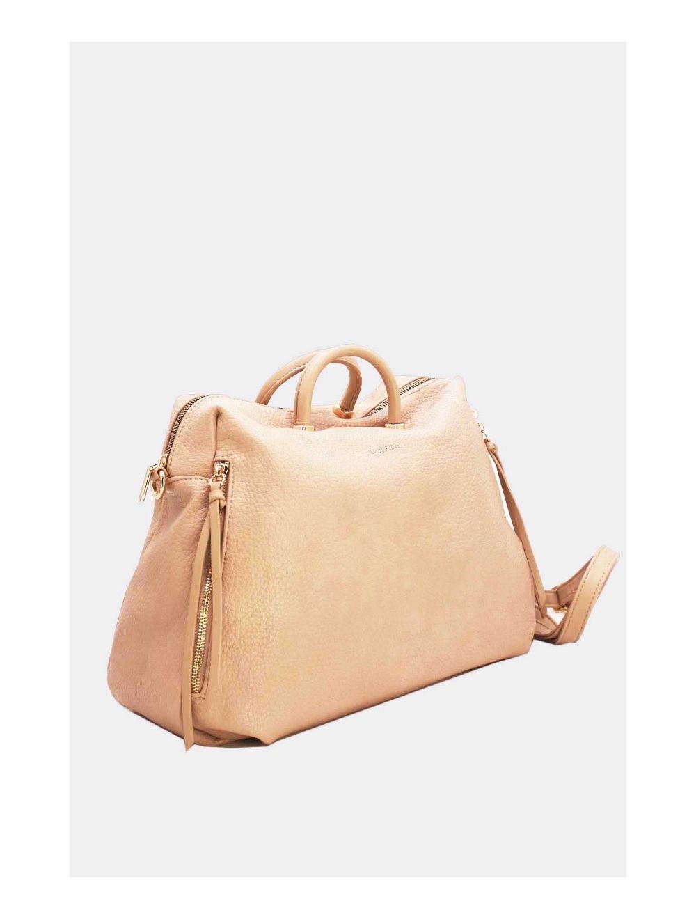 Tom&eva Sac Weekend Cuir Grainé Multi Usage 23B-5785-Nude.Pink