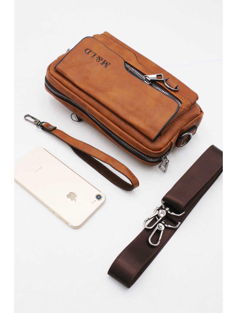 Tom&eva Sacoche Homme En Bandoulière PVC 21-05-Marron