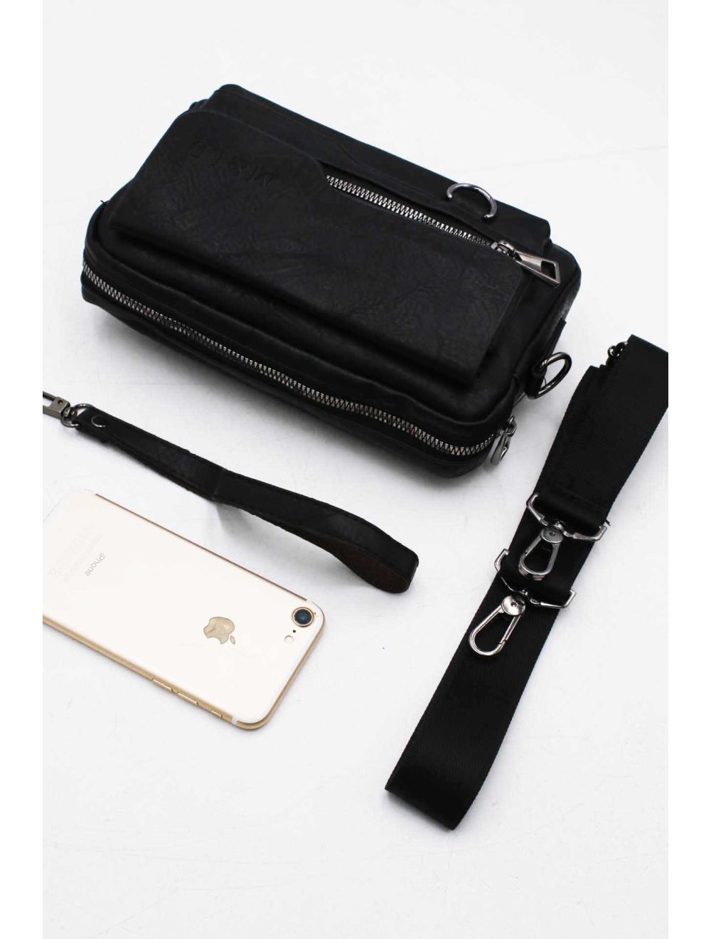 Tom&eva Sacoche Homme En Bandoulière PVC 21-05-Noir