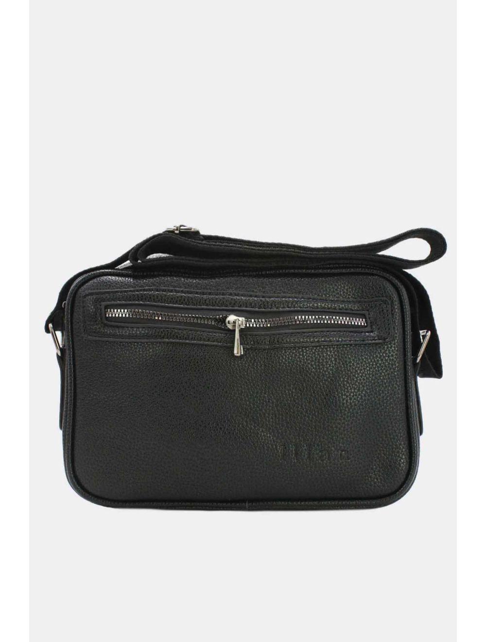 tom&eva Sacoche Homme en bandoulière PVC 22L-01-Noir