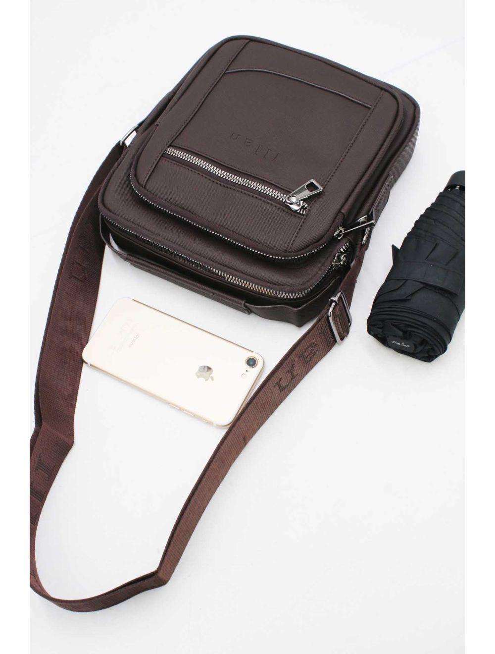 Tom&eva Sacoche Homme En Bandoulière PVC 23X-72-Marron