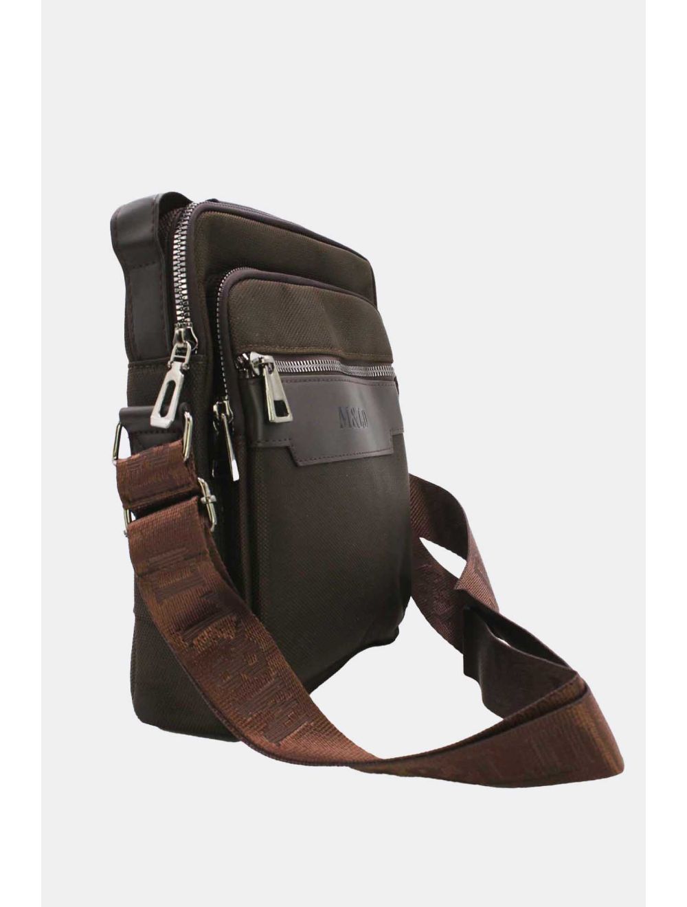 Tom&eva Sacoche Homme En Bandoulière PVC 9934-Marron