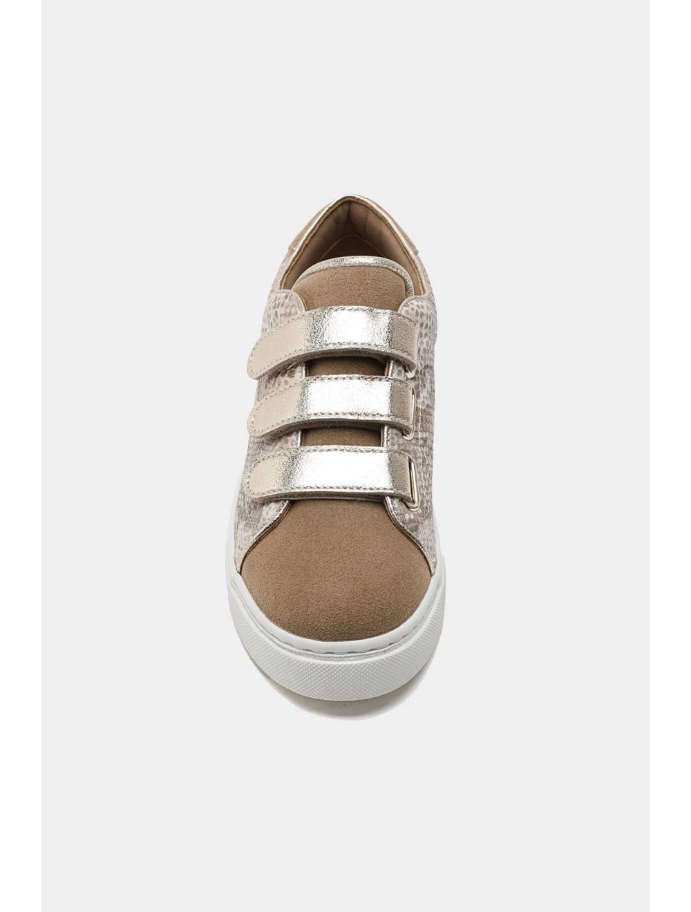 Tom&eva Tennis Femme Matières Variées 24CH-KP4764-Taupe