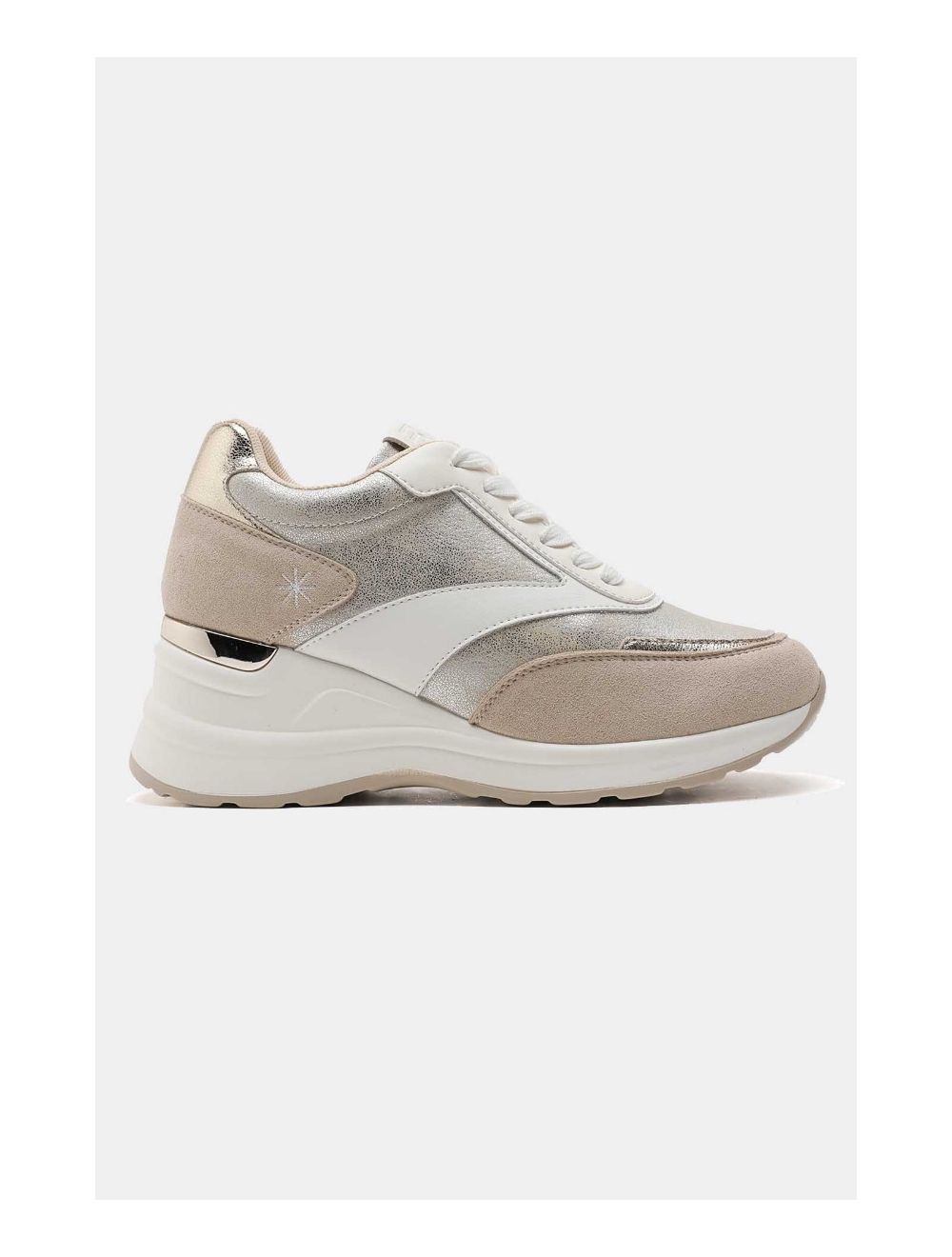 Tom&eva Baskets Femmes Talon Haut 24CH-KP4768-Doré