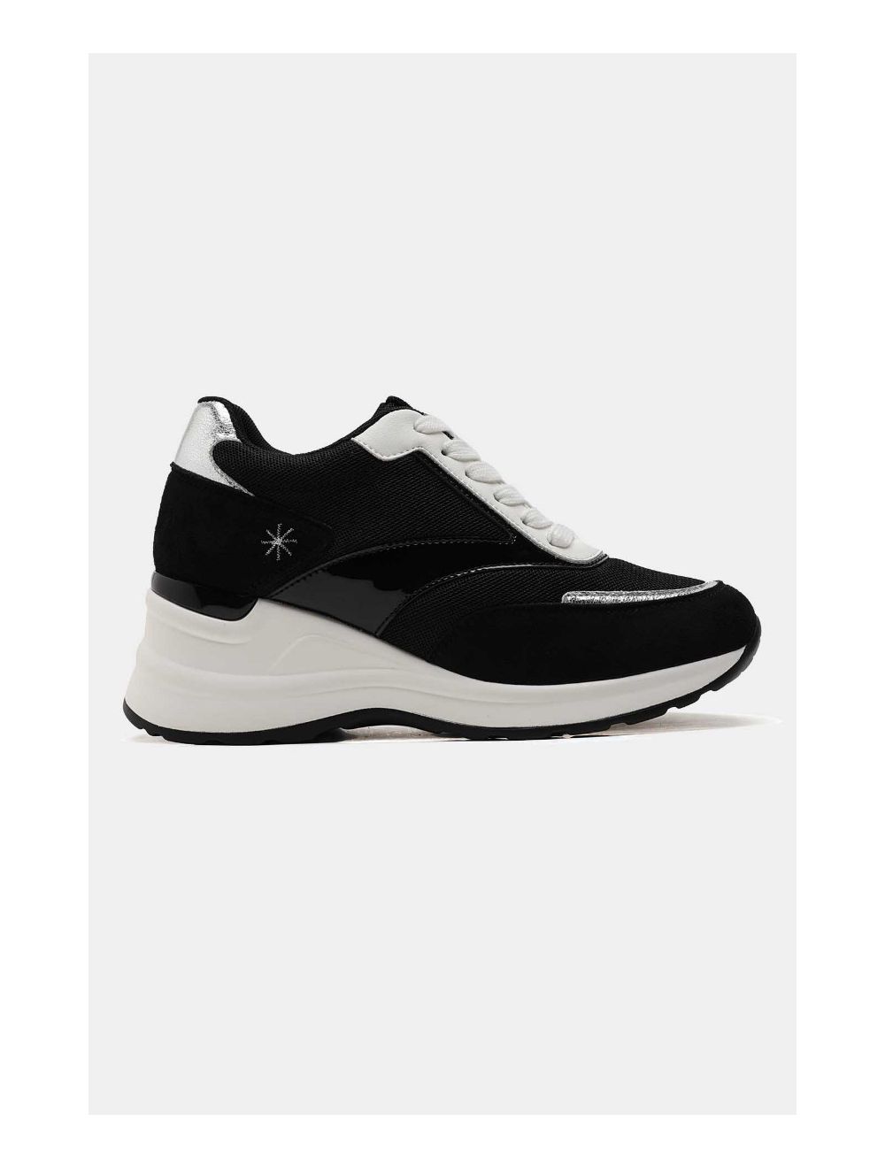 Tom&eva Baskets Femmes Talon Haut 24CH-KP4768-Noir