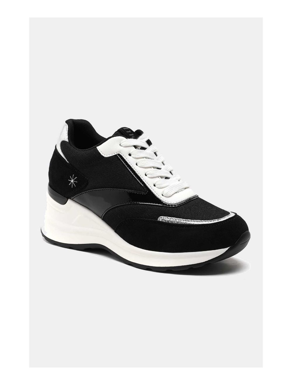tom&eva Baskets Femmes Talon Haut 24CH-KP4768-Noir