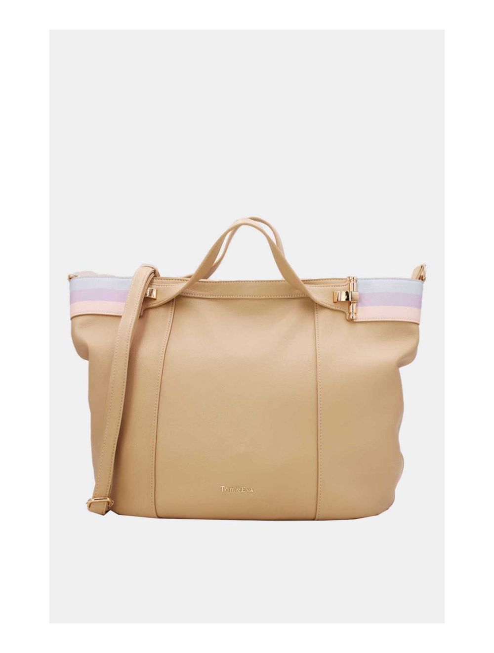 Tom&eva Grand Sac Cabas Ceinturé 23B-5830-Abricot