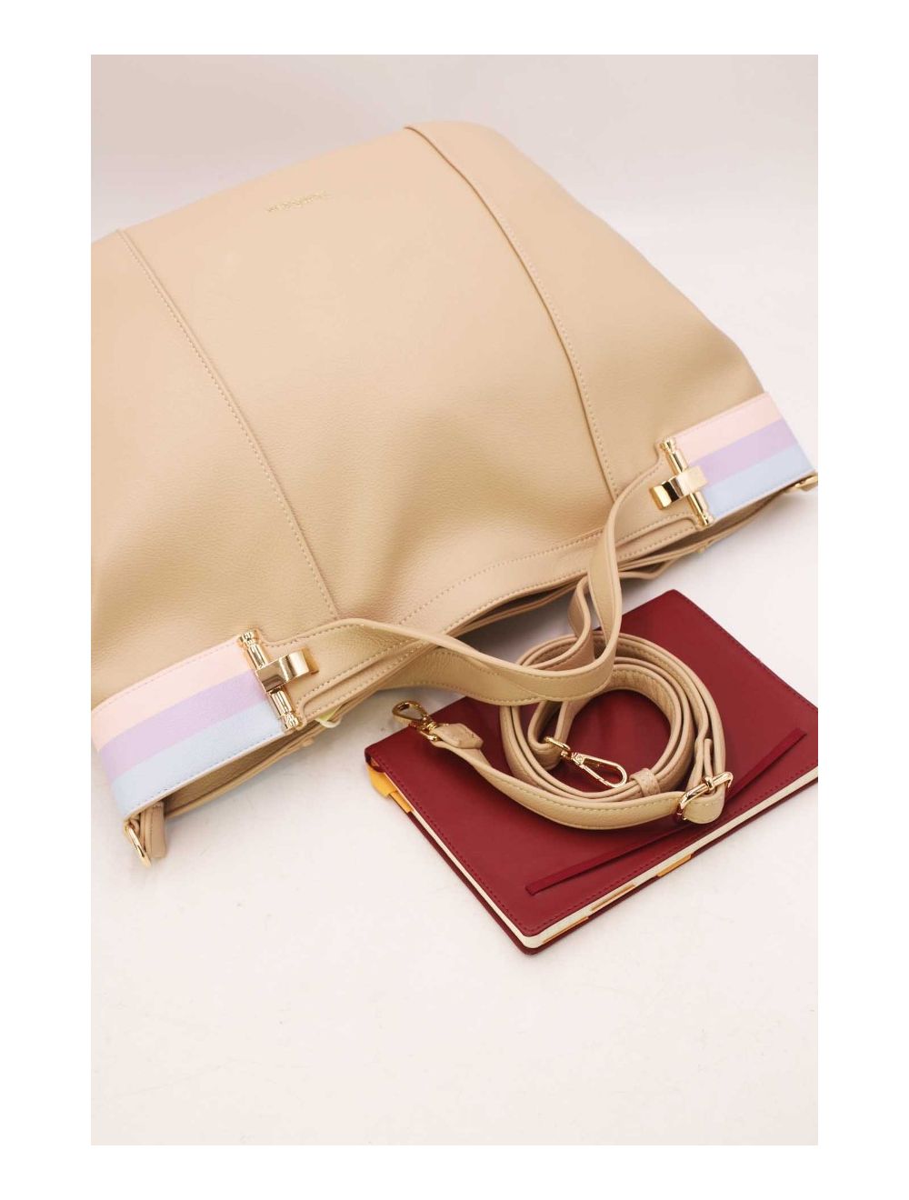 tom&eva Grand Sac Cabas Ceinturé 23B-5830-Abricot