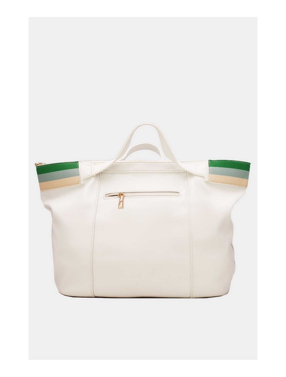 Tom&eva Grand Sac Cabas Ceinturé 23B-5830-Blanc