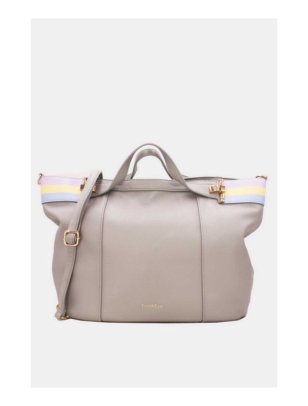 Tom&eva Grand Sac Cabas Ceinturé 23B-5830-Gris