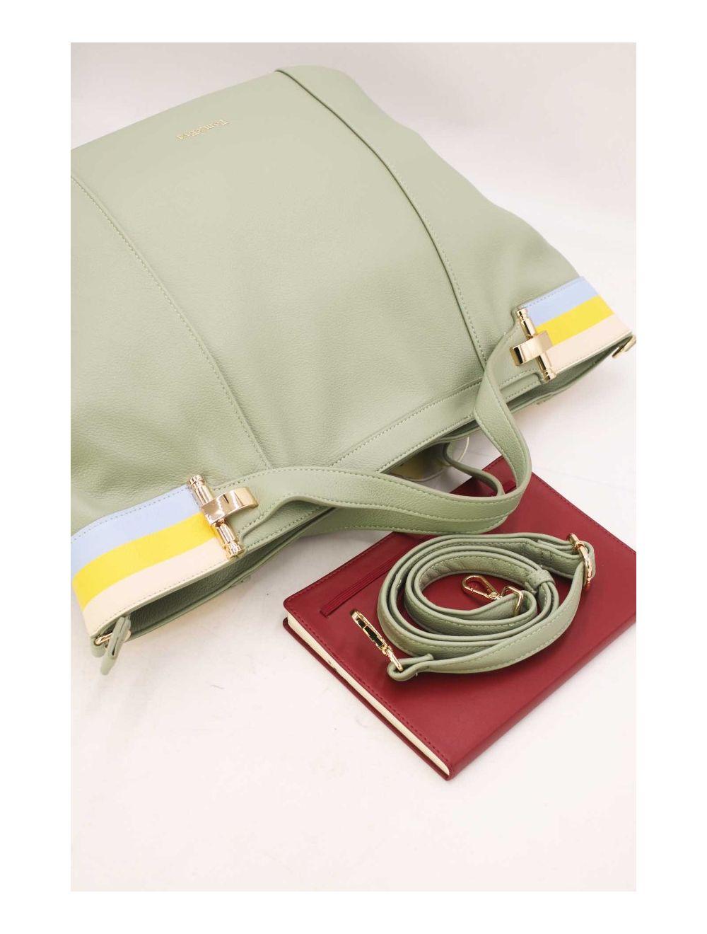 tom&eva Grand Sac Cabas Ceinturé 23B-5830-Vert