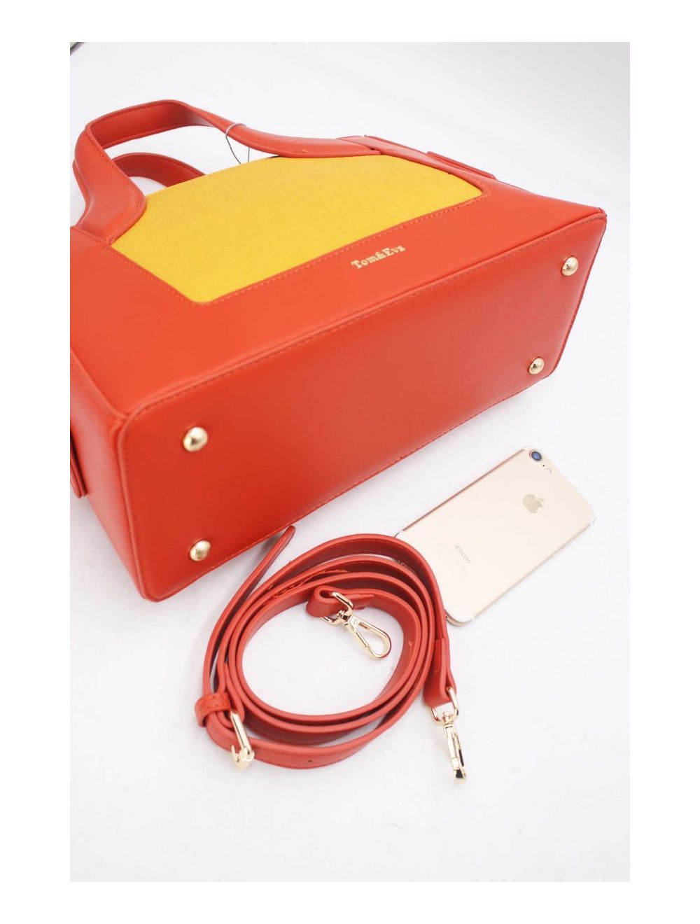 Tom&eva Medium Sac à Main Vintage 24B-5961-Orange