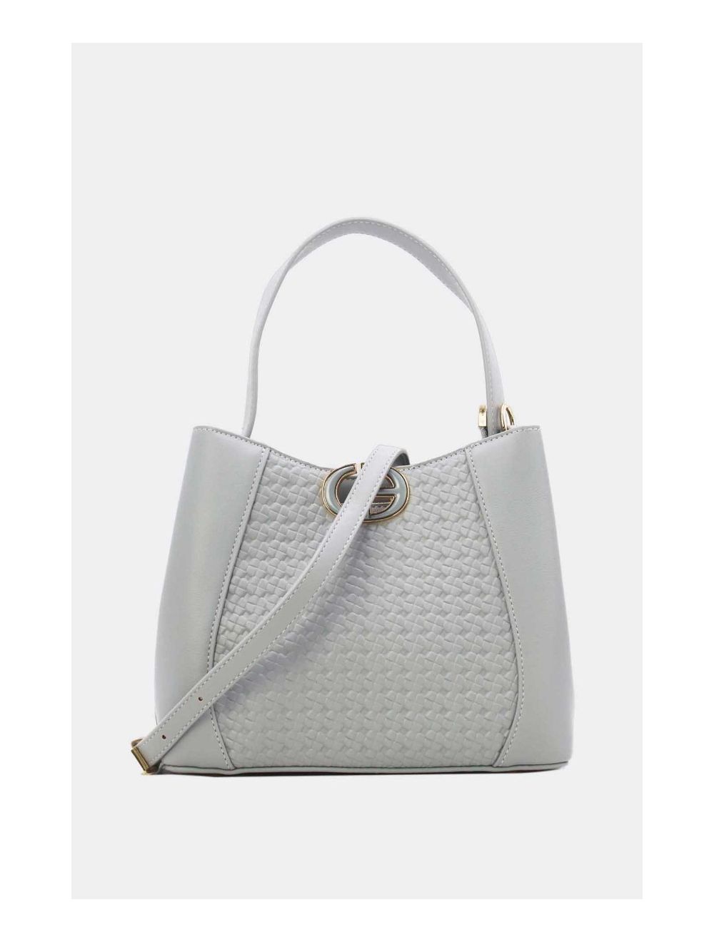 Tom&eva Medium Sac Seau Effet Tressé 24B-6075-Gris