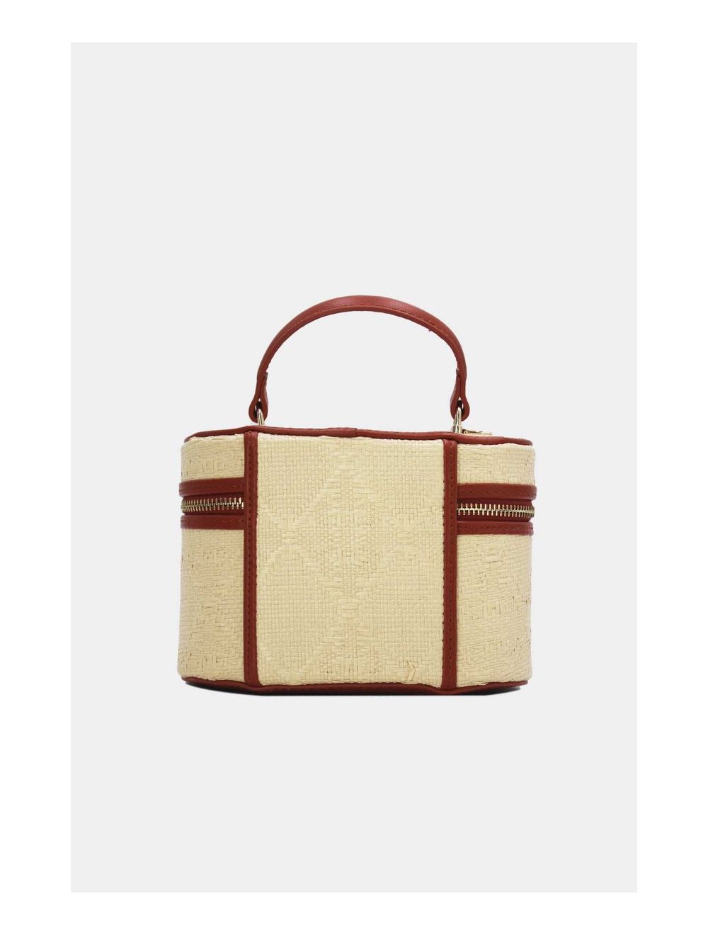 Tom&eva Mini Sac à Main Bi-matière 24P-5936-Camel