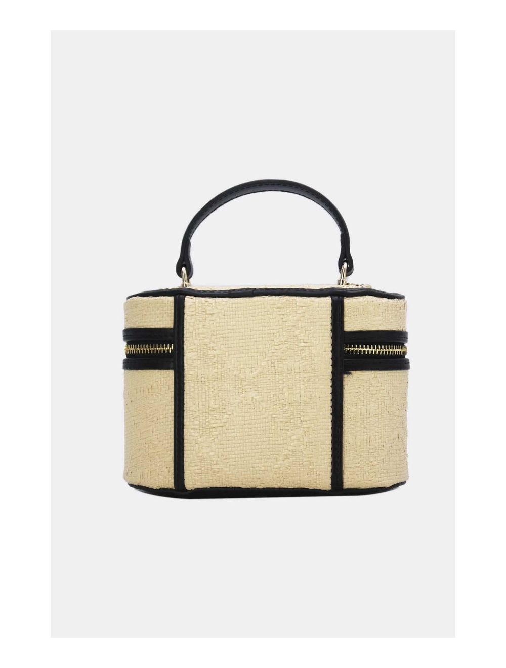 Tom&eva Mini Sac à Main Bi-matière 24P-5936-Noir