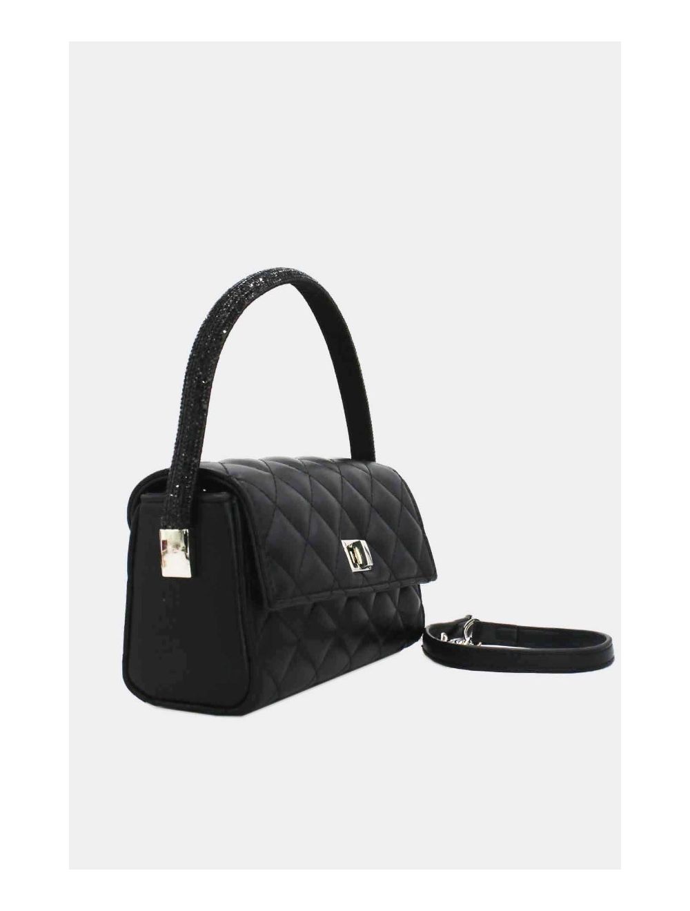 Tom&eva Mini Sac à Main Matelassé-22P-5596-Noir